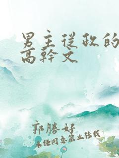 男主从政的大叔高干文