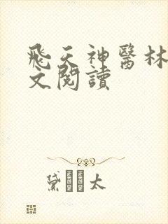 飞天神医林飞全文阅读