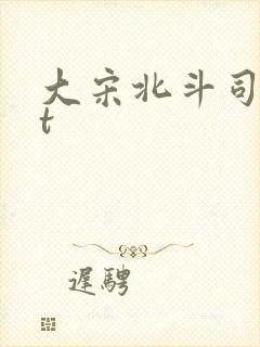 大宋北斗司txt