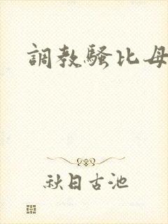 调教骚比母狗