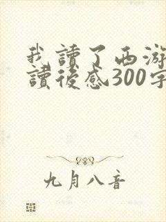 我读了西游记的读后感300字