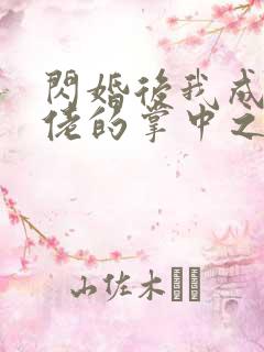 闪婚后我成了大佬的掌中之物啊