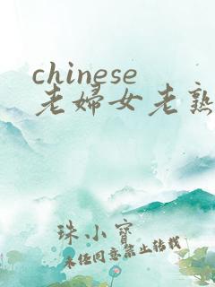 chinese老妇女老熟妇hd