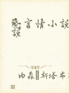 飞言情小说网小说