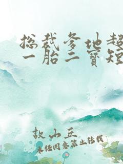 总裁爹地超凶猛一胎二宝短剧在线观看