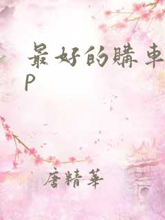 最好的购车app