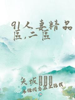 91人妻精品一区,二区