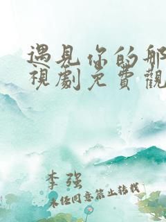 遇见你的那天电视剧免费观看全集高清