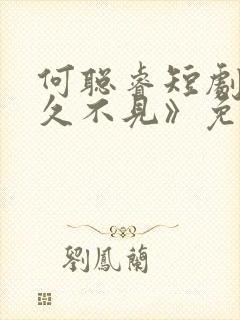 何聪睿短剧《好久不见》免费观看