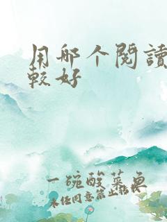 用哪个阅读器比较好