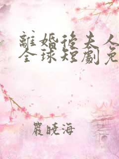 离婚后夫人惊艳全球短剧免费观看