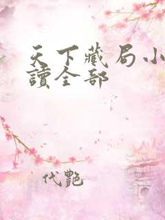 天下藏局小说阅读全部