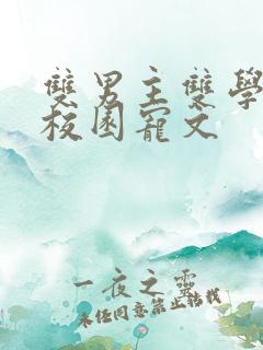 双男主双学霸的校园宠文