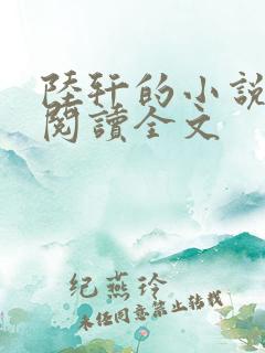 陆轩的小说免费阅读全文