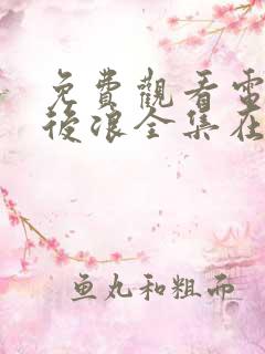 免费观看电视剧后浪全集在线播放