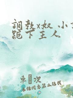 调教x奴 小说跪下主人