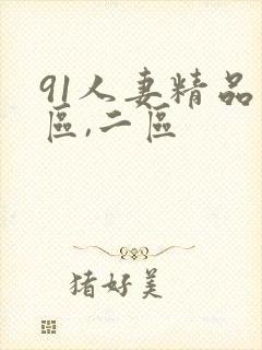 91人妻精品一区,二区