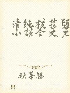 清纯校花堕落记小说全文免费阅读无弹窗