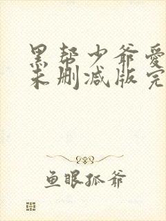 黑帮少爷爱上我未删减版完整版
