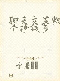 聊天交友软件哪个挣钱多