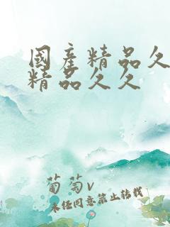 国产精品久久久精品久久