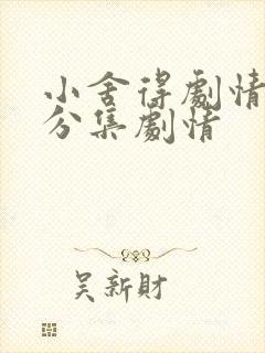 小舍得剧情介绍分集剧情
