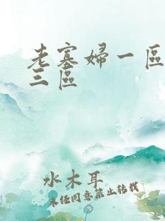 老寡妇一区二区三区