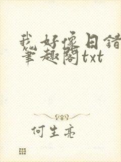 我好像日错人了笔趣阁txt