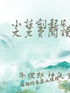 小说剑起风云全文免费阅读全文