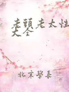 老头老太性hd大全