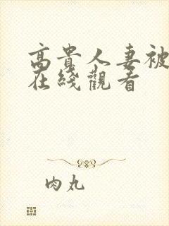 高贵人妻被侵犯在线观看