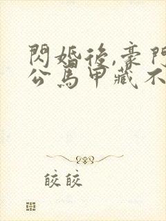闪婚后,豪门老公马甲藏不住了3