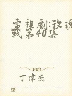 电视剧:玫瑰之战第40集