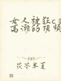女人被狂c爽到高潮的视频