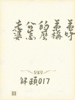 老公的弟弟的老婆怎么称呼
