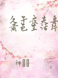 久午夜夫妻一级黄色生活片