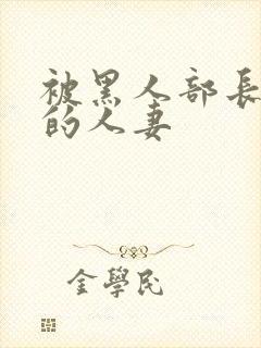 被黑人部长侵犯的人妻