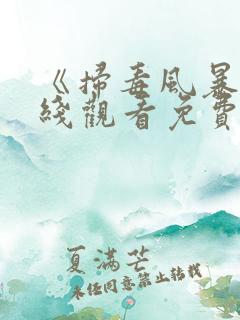 《扫毒风暴》在线观看免费高清