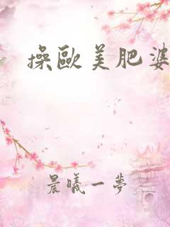 操欧美肥婆