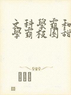 文科学霸和理科学霸校园甜文