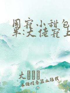 团宠小甜包三岁半:大佬宠上天txt小说下载