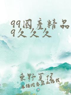 99国产精品99久久久