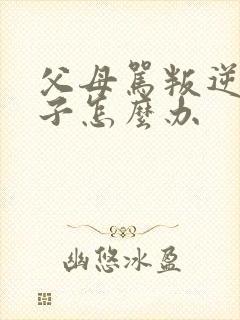 父母骂叛逆期孩子怎么办