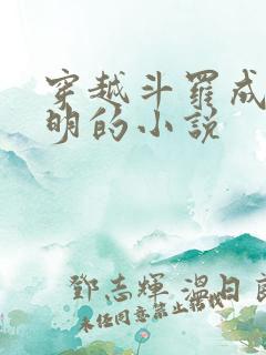 穿越斗罗成为秦明的小说