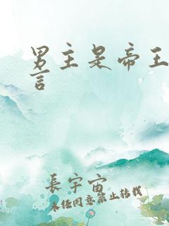 男主是帝王的古言