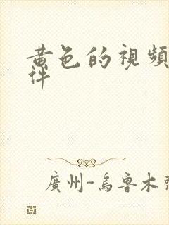 黄色的视频的软件