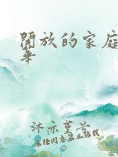 开放的家庭杨小华