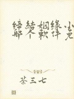 缔结姻缘小说在哪个软件免费阅读