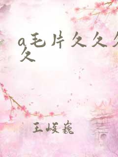 a毛片久久久久久