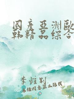 国产亚洲欧美日韩精品综合在线